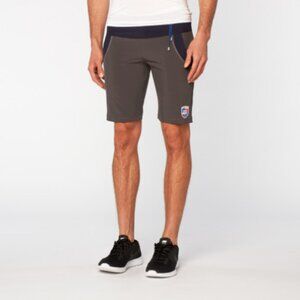 Freedom Reigns Tech Fit Short // Charcoal + Navy Size XL